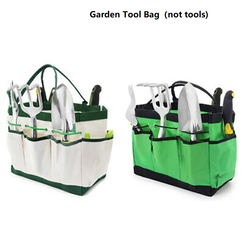 Сумка для инструментов садовый Органайзер из зеленой ткани Оксфорд 8 карманов