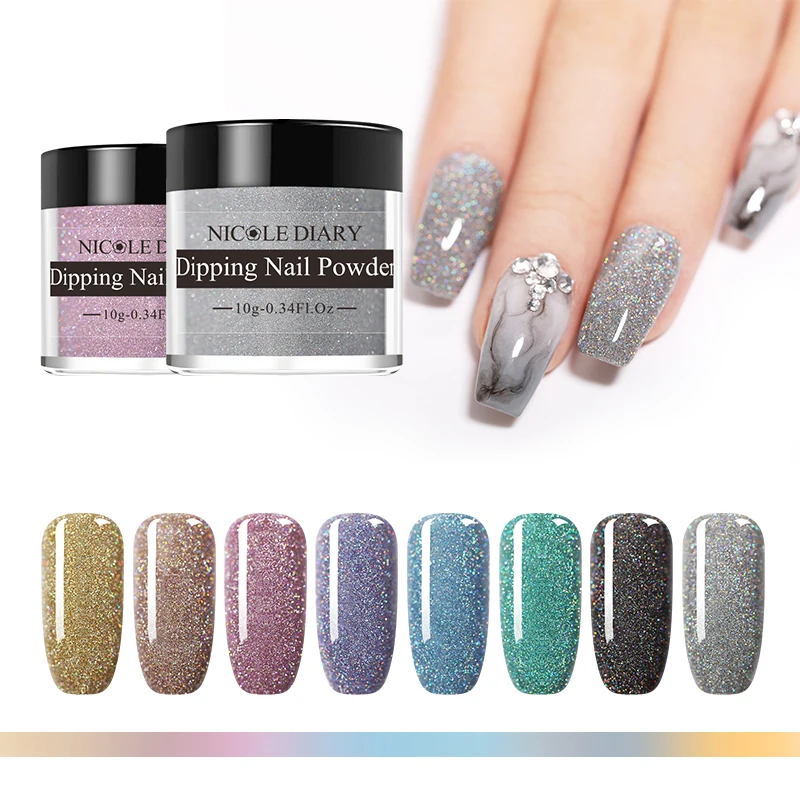 Блестящий пигмент NICOLE DIARY для ногтей 10 г|Блестки ногтей| |