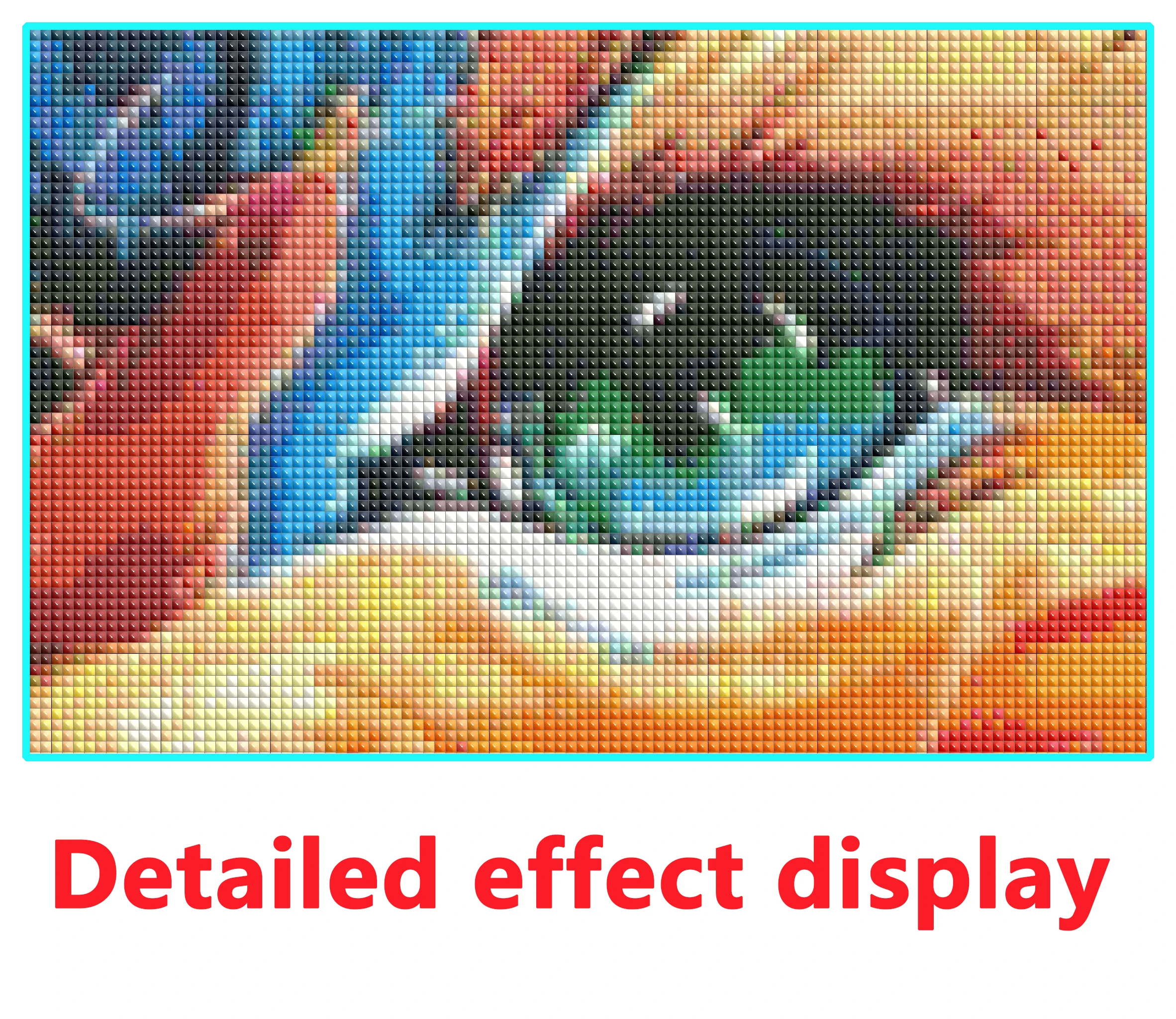 Набор для алмазной живописи 5d с изображением панды из мультфильма