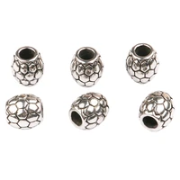 diy jewelry accessories wholesale stainless steel large hole oval shape loose beads charms for jewelry making handmade jewelry