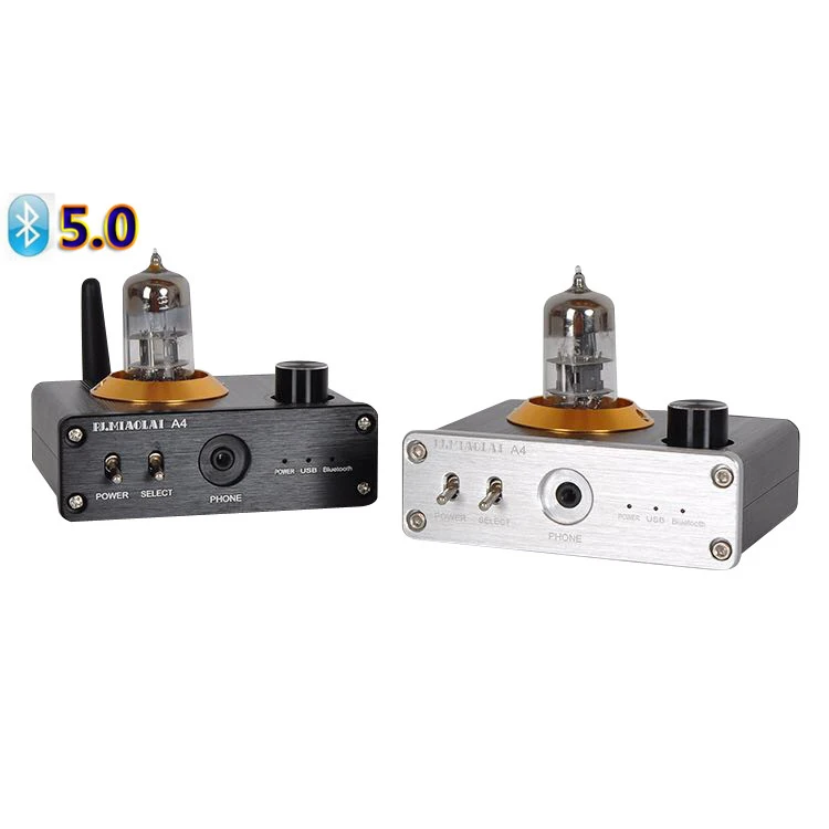 

PJ.MIAOLAI A4 6N3 Tube Bluetooth 5,0 усилитель QCC3008 APTX USB звуковая карта
