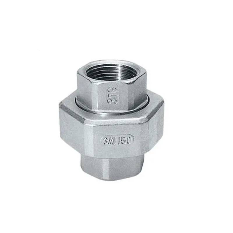 

BSPT 3/4" DN20 Thread Malleable Female Straight Union Coulping Pipe Fittings Stainless Steel SS304