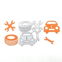 julyarts car wrench tyre cutting dies new 2020 stencil mold decoration scrapbooking embossing paper craft mould punch stencils