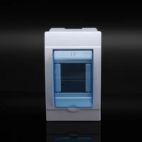 empty open box circuit breaker plastic distribution protection box indoor wall mounted plastic electrical transparent cover