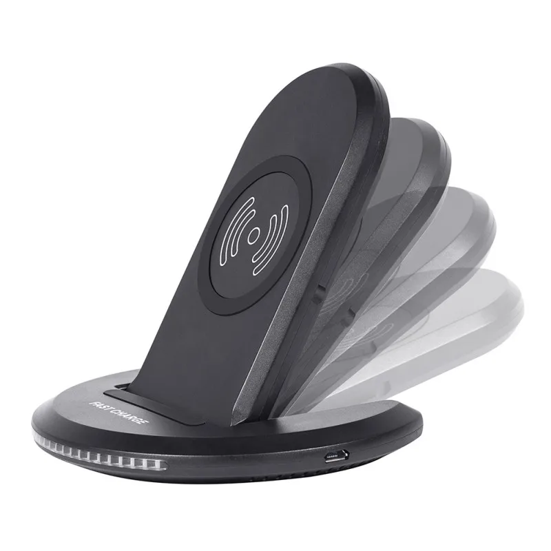 10W Folding Wireless Fast Charging Charger For IPhone 8/8 Plus/X Samsung Smart Phone |