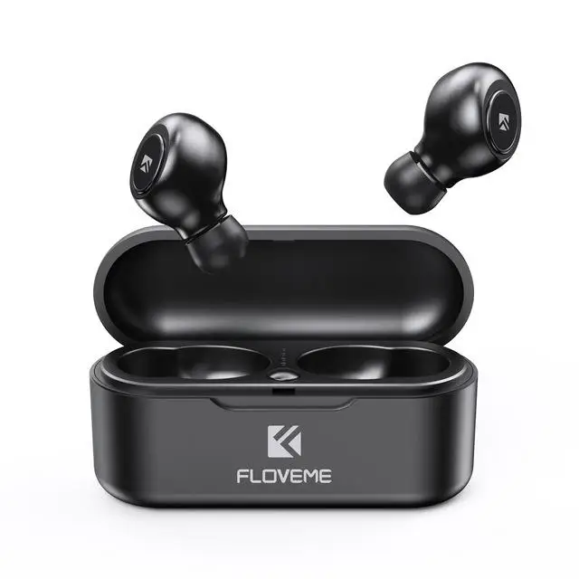 

EastVita Mini TWS Earphone Wireless Bluetooth Earpiece Sport Headset 3D Stereo Sound with 700mAh Magnetic Charging Compartment