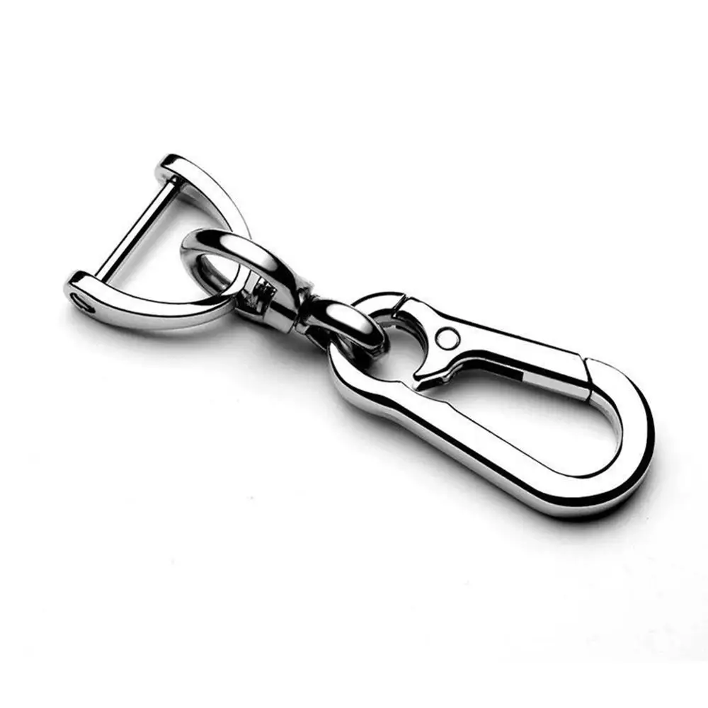 

New Black Silver Car Keychain Key Chain Auto Key Rings Interior Accessories Creative Gift For Car Styling