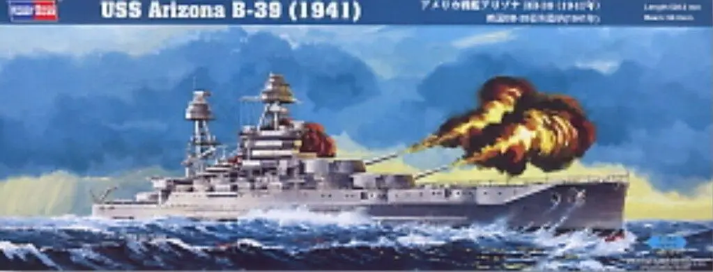 Босс хобби USS Arizona BB 39 корабль 1:350 шкала 86501 Новый hobbyboss модель trumpeter комплект| |