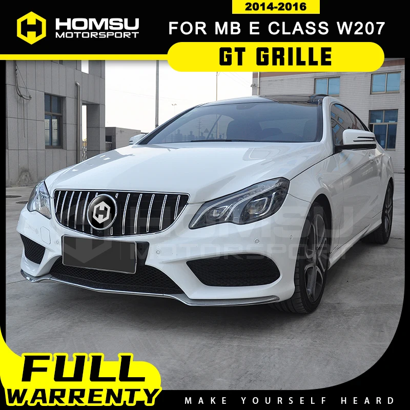 W207 Grill C207 GT Vertical Grille For E Coupe Facelift Front Bumper Racing Sport 2014-2016 E200 E320 E350 E400 | Автомобили и
