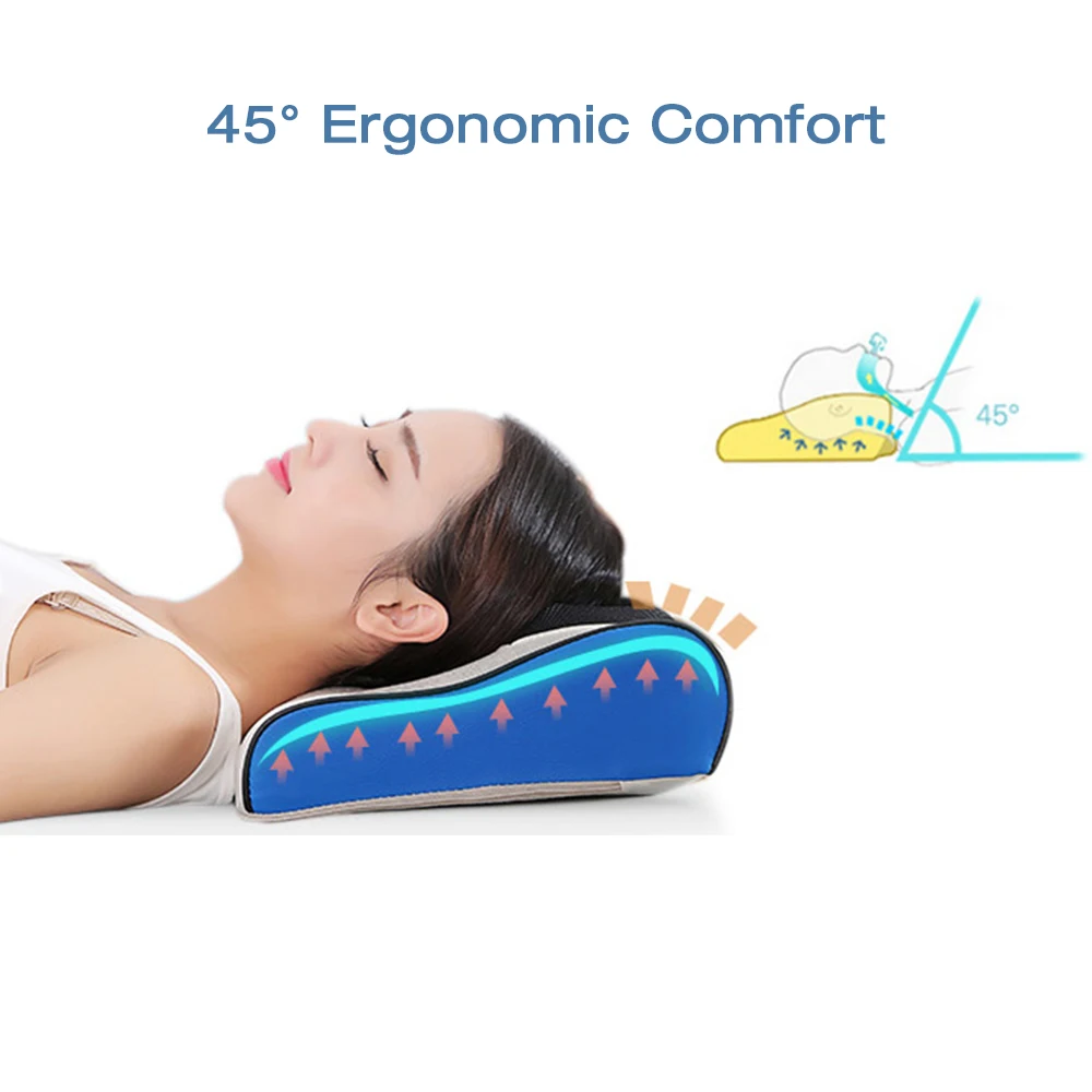 Электрический вибрирующий массажер для разминания шеи подушка с инфракрасным