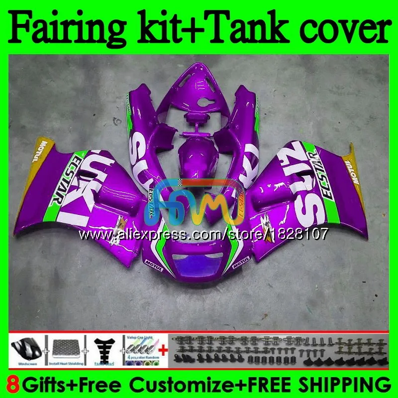 

Kit+Tank For SUZUKI RGV-250 RGV250 SAPC VJ22 103BS.147 VJ21 RGV 250 92 93 94 95 96 1992 1993 1994 1995 1996 New purple Fairing