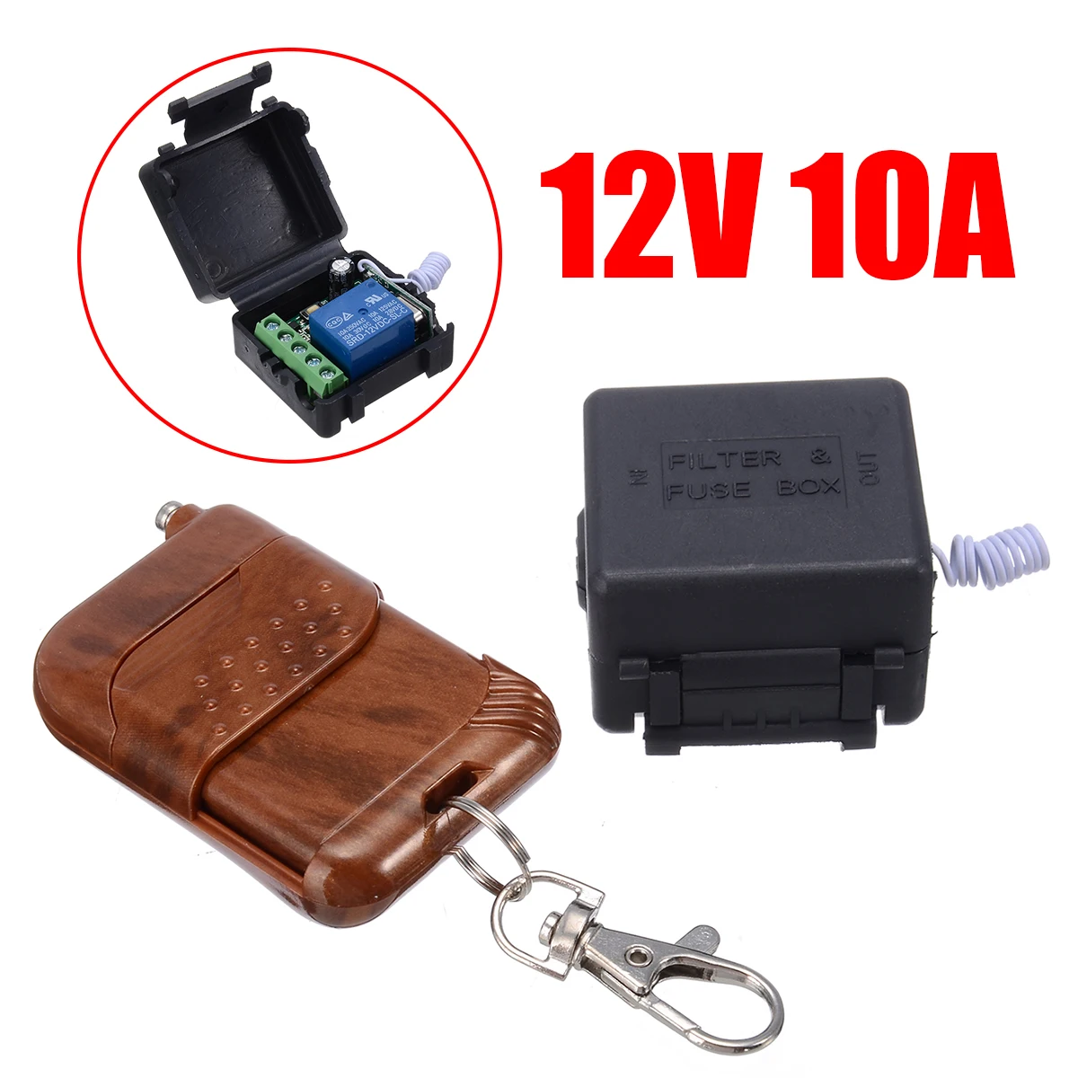 Беспроводной Радиочастотный пульт дистанционного управления 433 МГц 1 канал 12 В 10