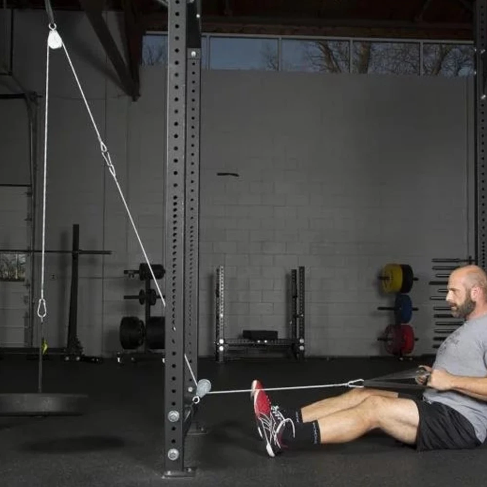 

Fitness DIY Gym Pulley Cable Machine Attachment System Loading Pin Lifting Workout Arm Biceps Triceps Hand Training Equipment