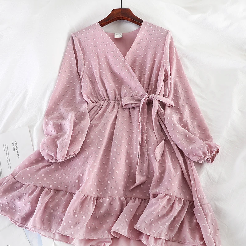 Женское шифоновое платье новое модное осеннее 2019|Женские платья| |