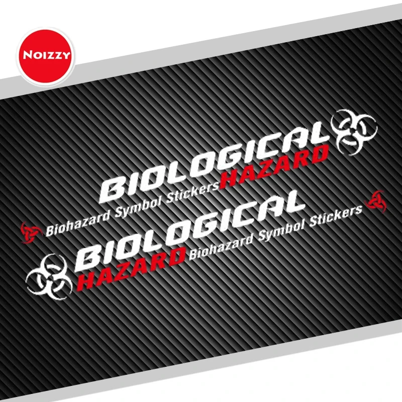 Знак биологической опасности Noizzy линия талии автомобильные наклейки для двери