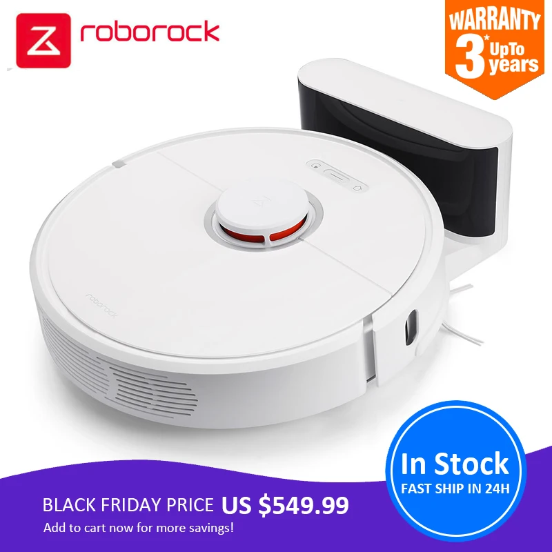 Робот пылесос Roborock S6 2000 pa домашний автоматический подметальный уборочный