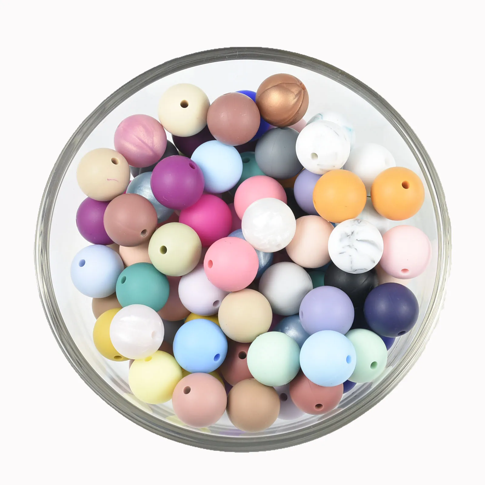 10 шт. Силиконовые Круглые бусины для прорезывания зубов 12 мм | Мать и ребенок