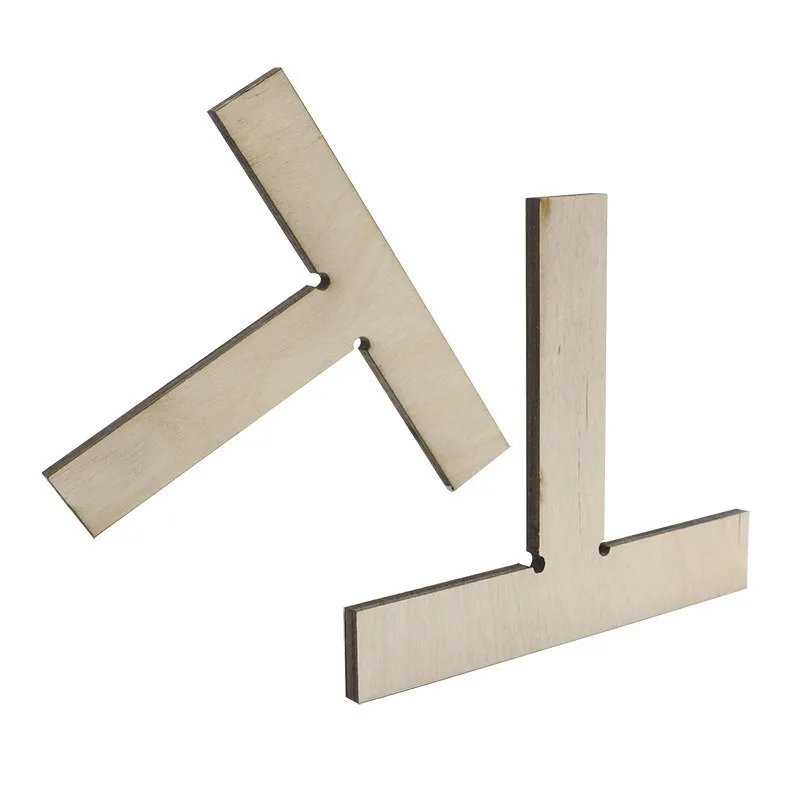 T-type Wooden Stamp Gauge Tools for Jinshi Seal Cutting Used to fix the Impression Stone Book Corner Protector New fixing tools |