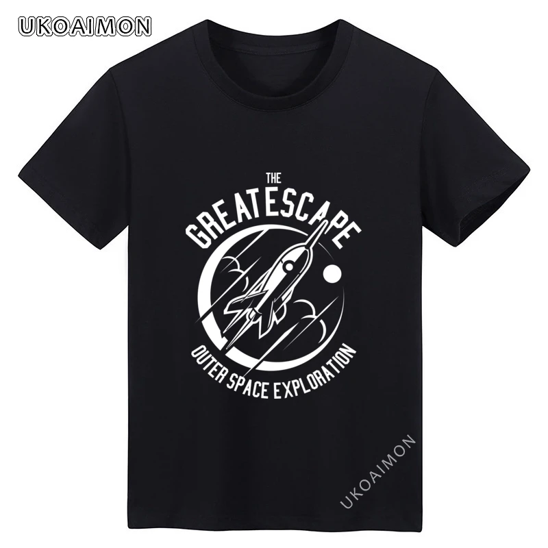 

Hot Sale The Great Escape Leisure Simple Style TShirts O Neck Newest T Shirt Cute 100% Cotton T-Shirt Regular Fashionable
