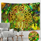 Индийский гобелен Таро колдовство настенный Декор для дома Мандала украшение для стены гостиной хиппи диван одеяло коврик для йоги