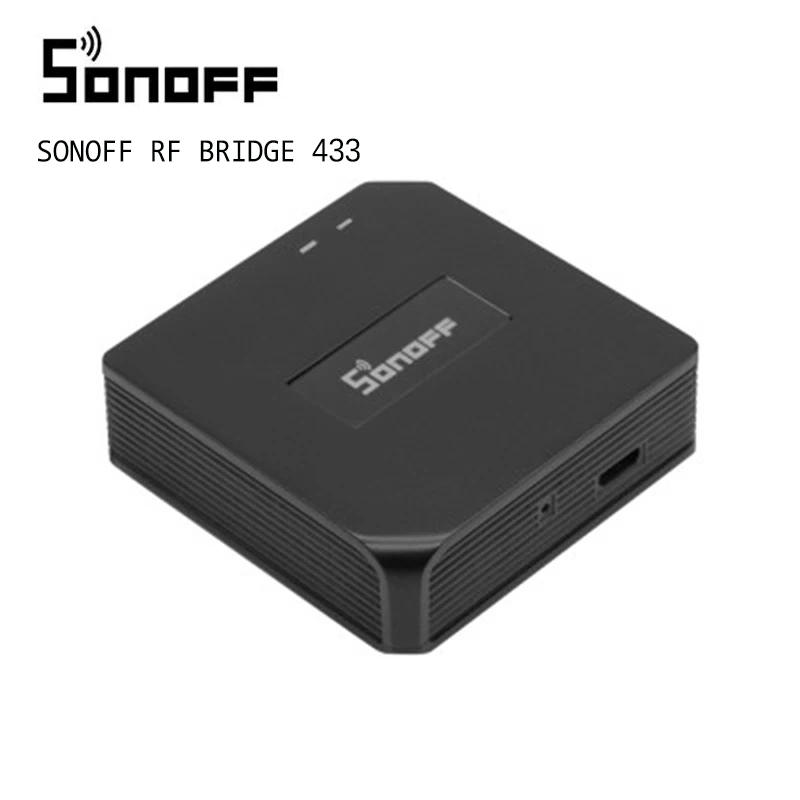 Sonoff RF Bridge Sonoff RF Bridge 433 МГц Wifi преобразователь сигнала PIR 2 Датчик/DW1 дверной и оконный датчик сигнализации совместим с Alexa Google Home - Комплект: Sonoff RF Bridge