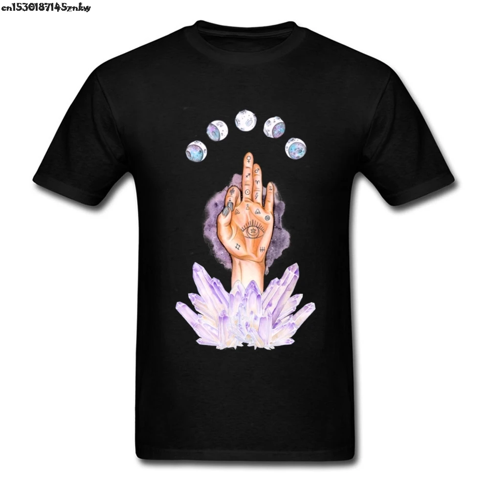 Галактическая рубашка для мужчин с астральным рисунком руки греческая футболка