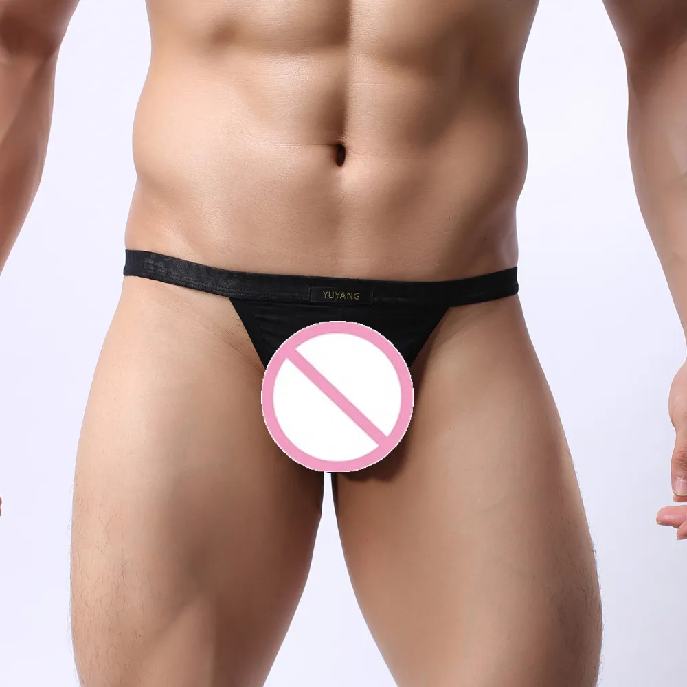 Мужское нижнее белье повседневное кружевное сексуальное Т-образное нейлоновое