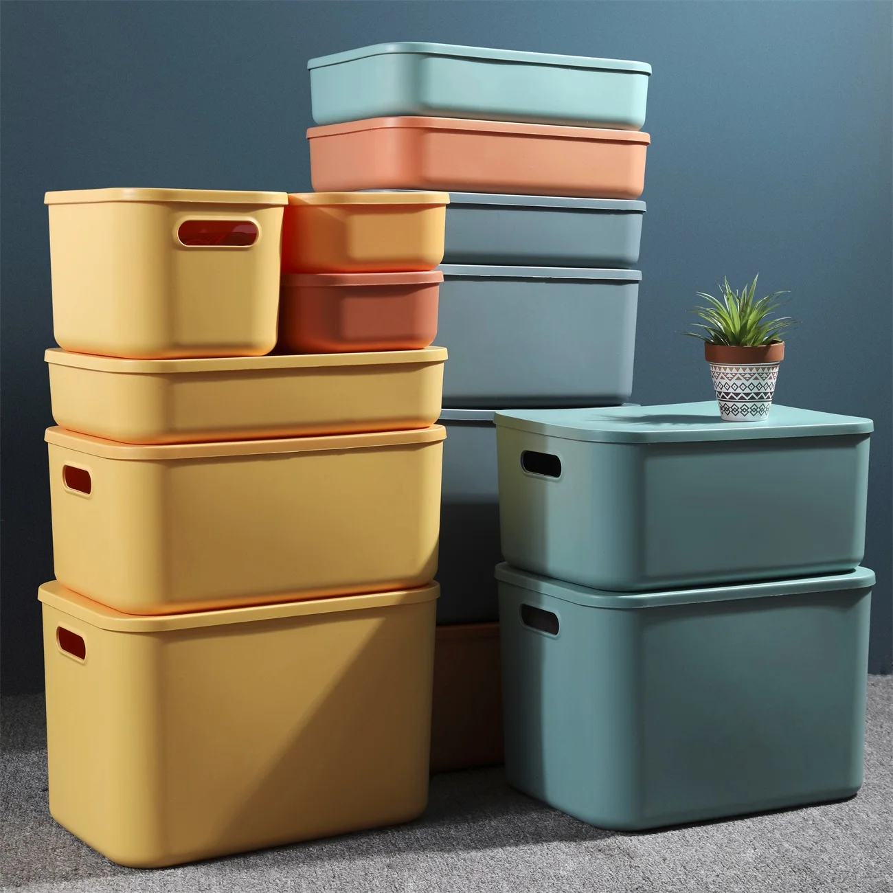 Waterproof Storage Boxes Toys Snack Clothes Socks Sundries Organizers Home Bedroom Closet Cosmetics Laundry Large Basket | Дом и сад