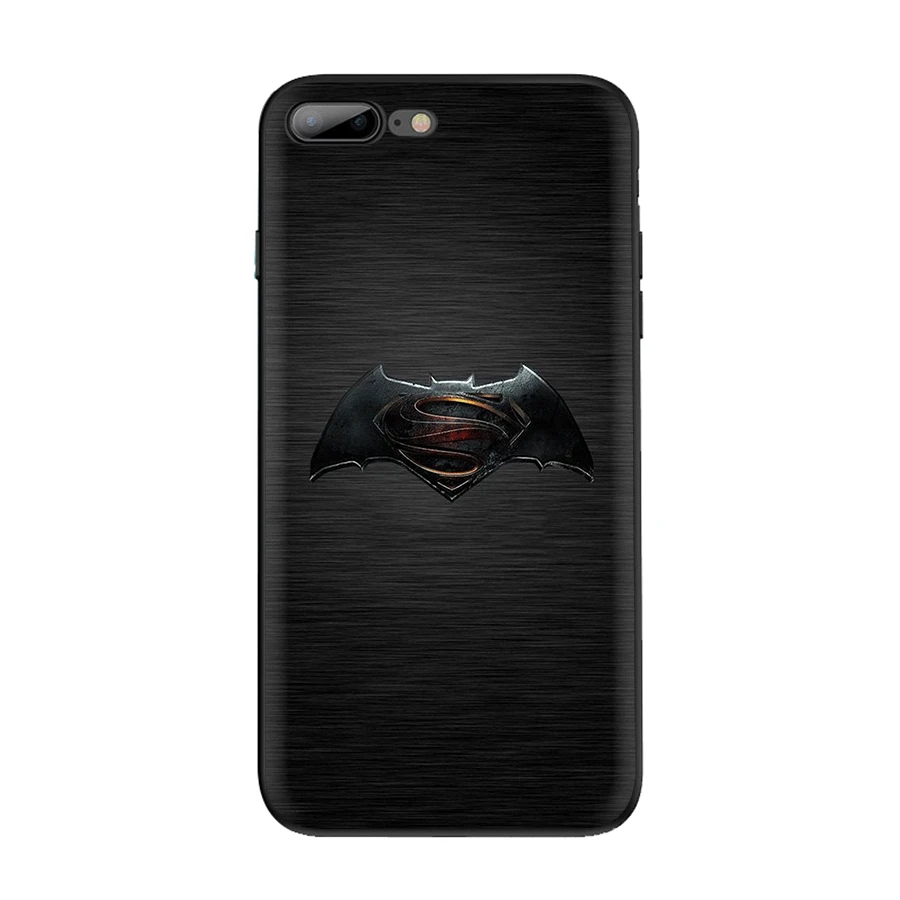 Чехол для мобильного телефона из ТПУ для iPhone 5 5S 6 6s 7 8 Plus X XR XS Max Shell с логотипом Marvel Бэтмен - Цвет: B8