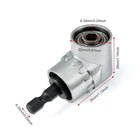 Лидер продаж, регулируемая отвертка с прямоугольным хвостовиком на 105 градусов, ручные инструменты с шестигранным хвостовиком 14, электрическая дрель, отвертка, биты, бесплатная доставка