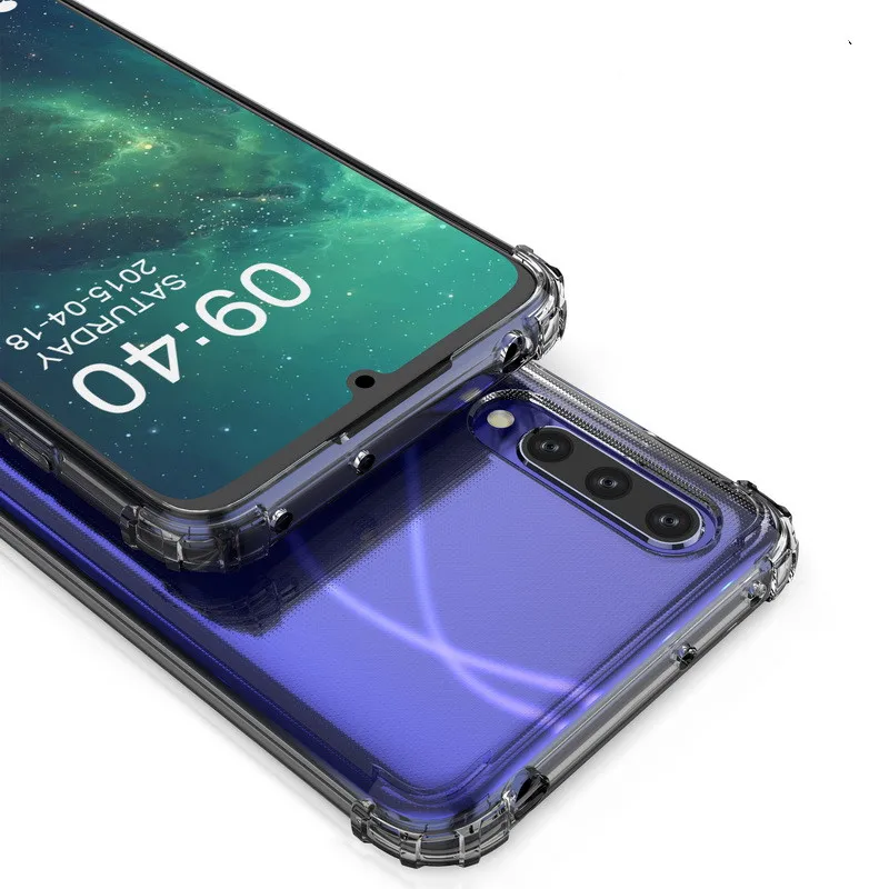 YISHANGOU Прозрачный чехол для Xiaomi mi A3 Lite 9 Lite Note 8 7 Pro 360 Полный Чехол Мягкий силиконовый чехол для красного цвета mi 7A 6 5 Pro