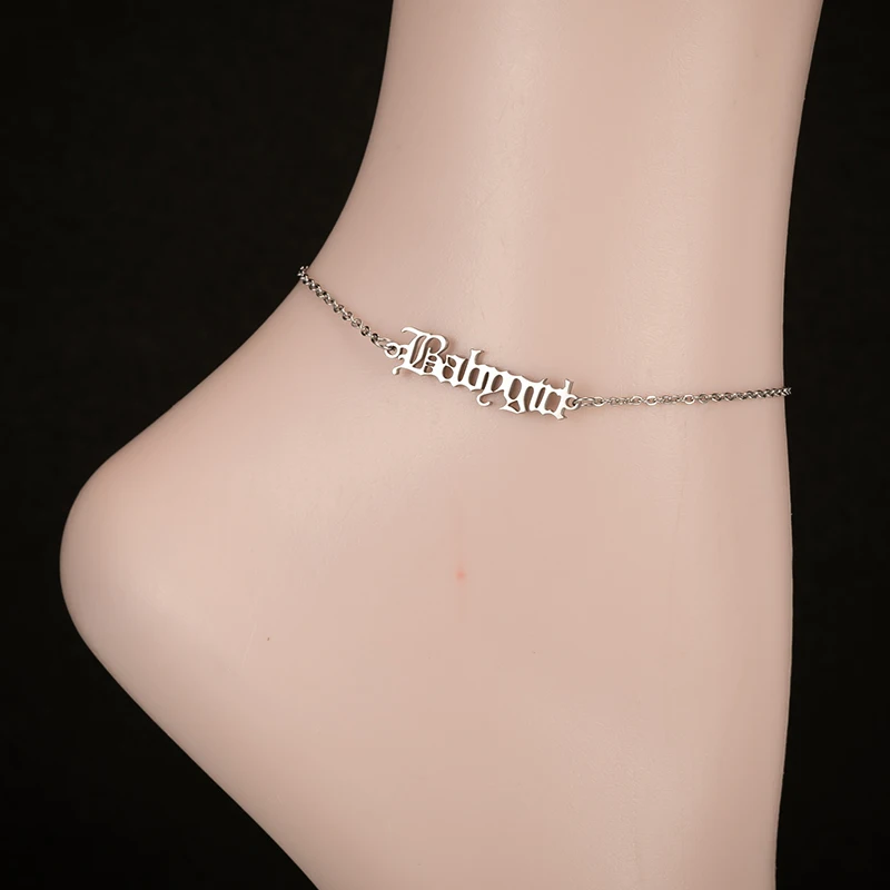 Трендовые ювелирные изделия женские ножные браслеты с золотой цепочкой для