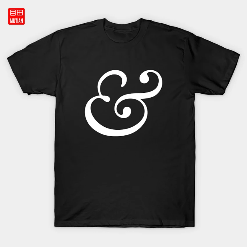 Типография Ampersand &amp Sign футболка иллюстрация графический дизайн типография
