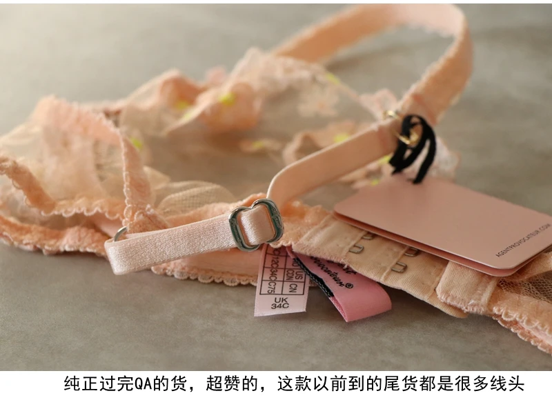 Free Shipping Agent Ap Bethanie Bra Set Embroidered Luxury Bra Set Invisible Bra Sexy Underwired Bra Set