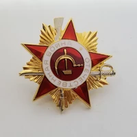 russian replica badge cccp russia ussr badge metal souvenir collection hero medal gold star medal 777