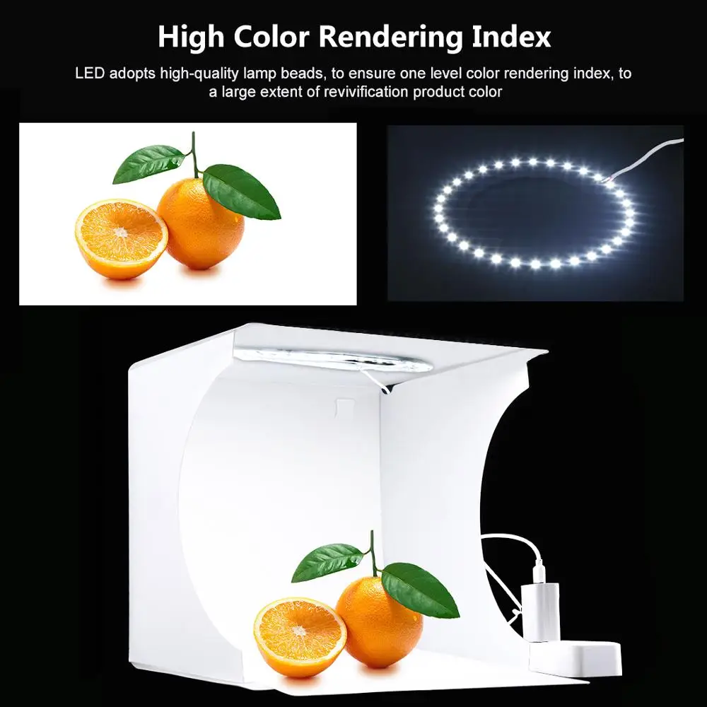 Puluz Portable Photo Studio Box Photography Light Shooting Tent Kit Video For DSLR Camera Softbox | Электроника