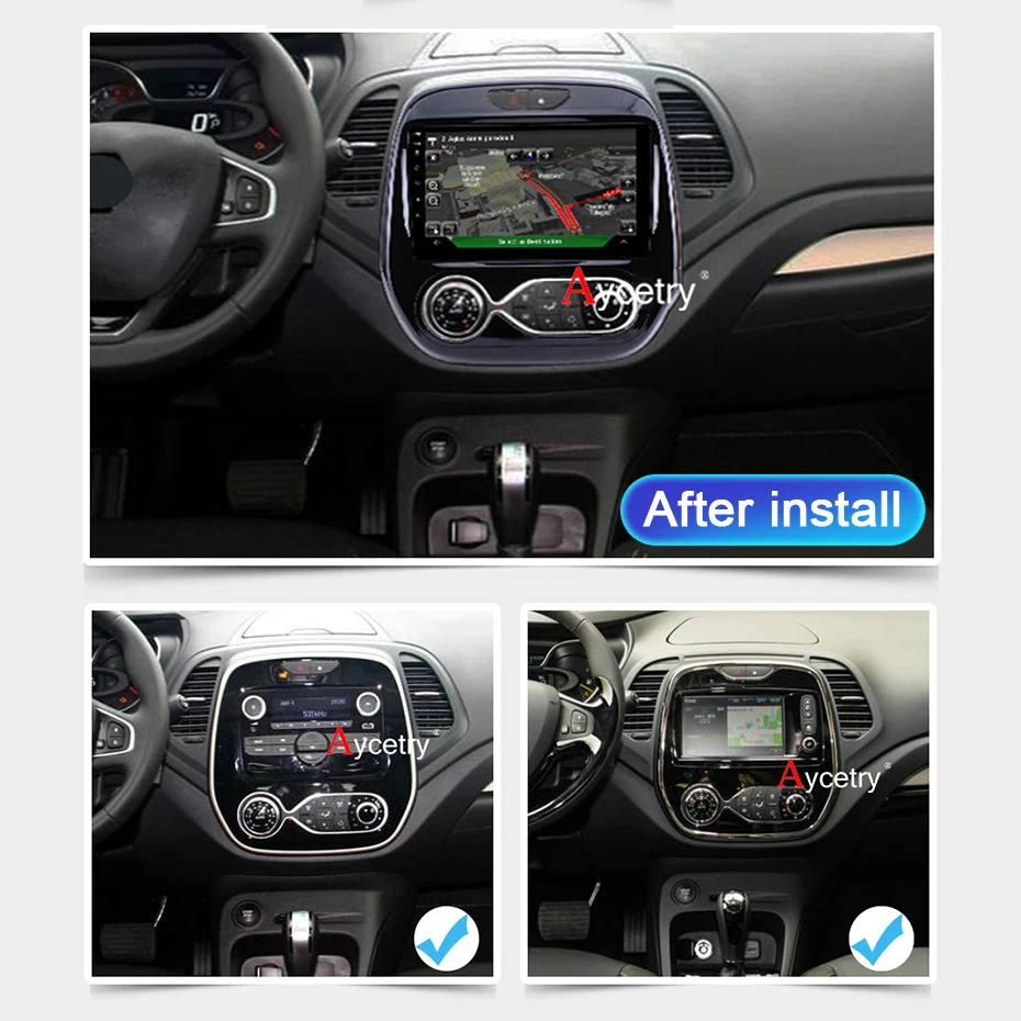 Автомагнитола PX6 с Android 10 2 din dvd GPS для Renault Kaptur Captur 2011-2019 аудио мультимедийный