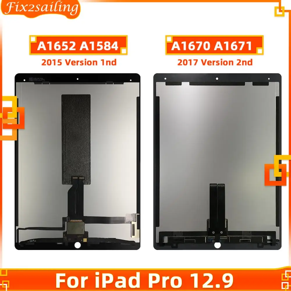 ЖК дисплей для iPad Pro 12 9 &quotA1584 A1652 A1670 A1671 сенсорный экран с дигитайзером датчики в