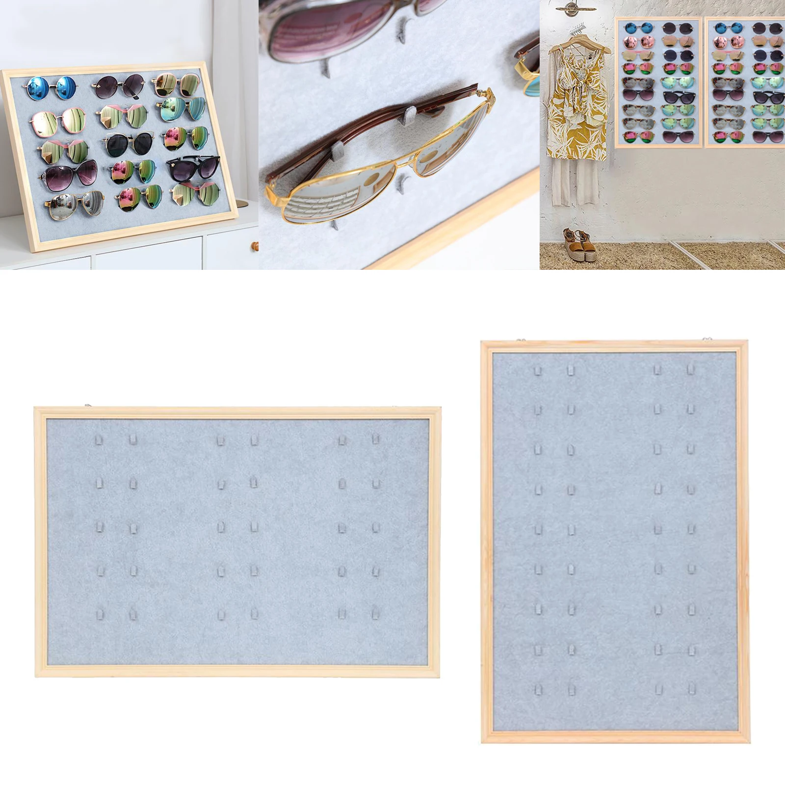 Koop Glazen Deur Stand Zonnebril Organizer Muur Opknoping Houder