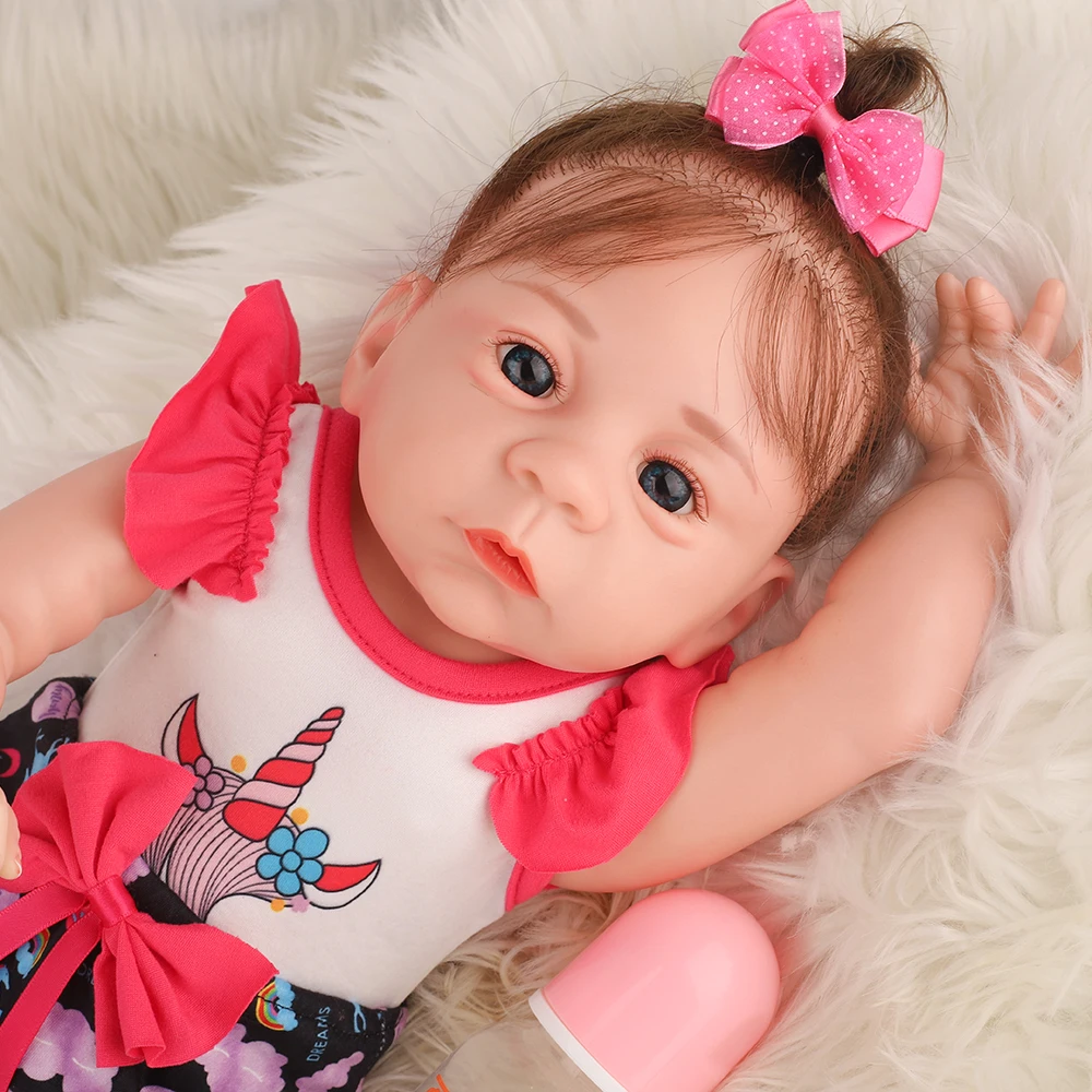 

Кукла Reborn Babies 48 см, мягкая виниловая ткань, прекрасная Реалистичная кукла Boneca Bebe, игрушки Reborn для детей, подарок Playmate