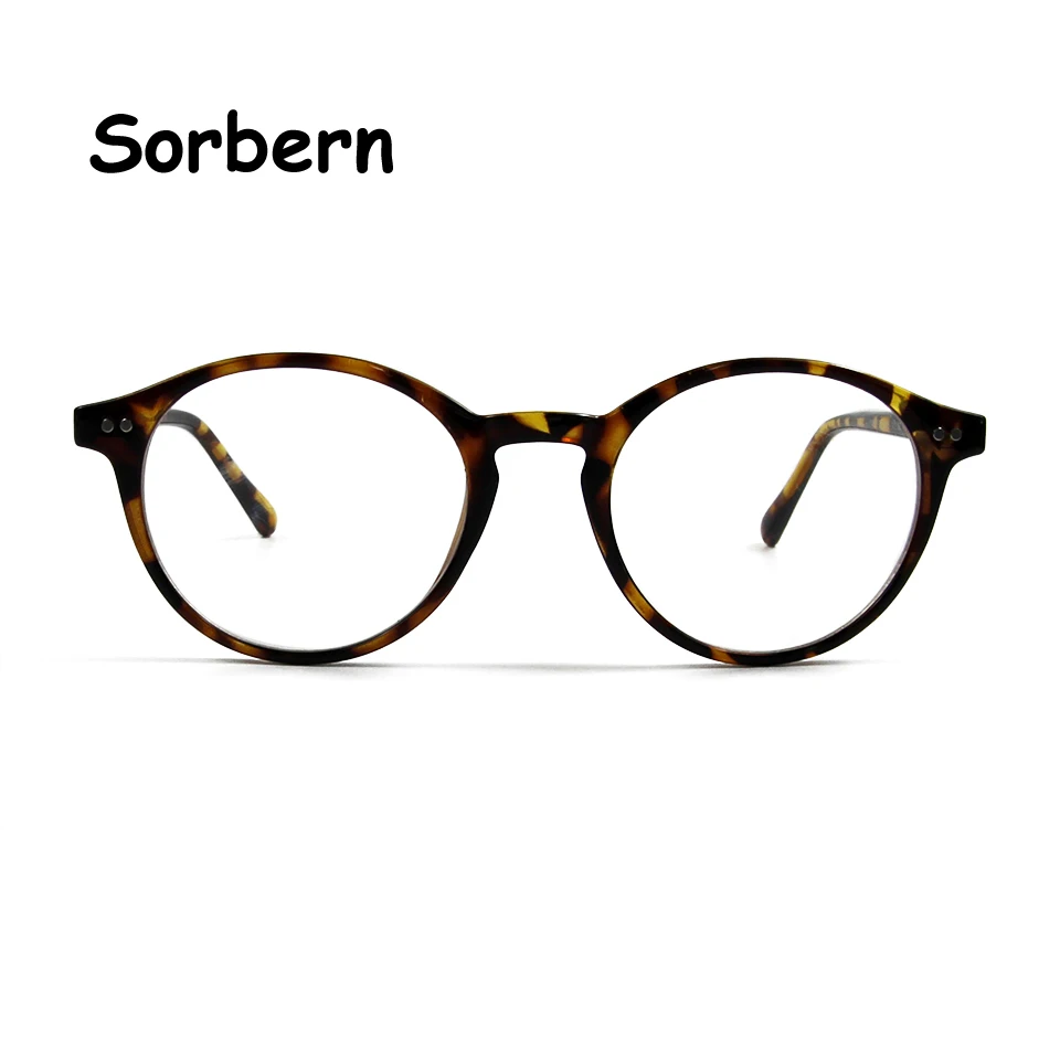 Очки для работы за компьютером женские TR90 прозрачные круглые с защитой от