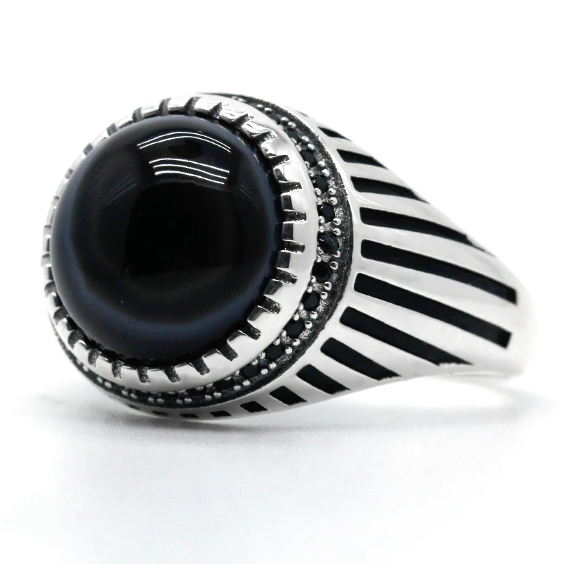 Мужские и женские кольца из серебра 925 пробы с индейкой |