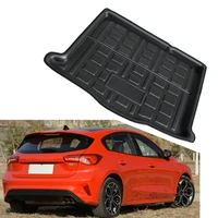 car rear trunk floor mat carpet car boot liner cargo tray for 2018 2019 ford focus mk4 iv hatch hatchback