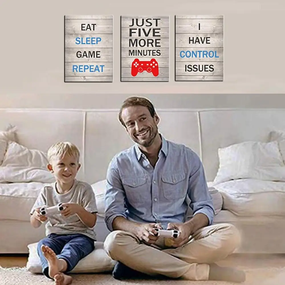 Настенные художественные плакаты с изображениями для игр спальни подростков |