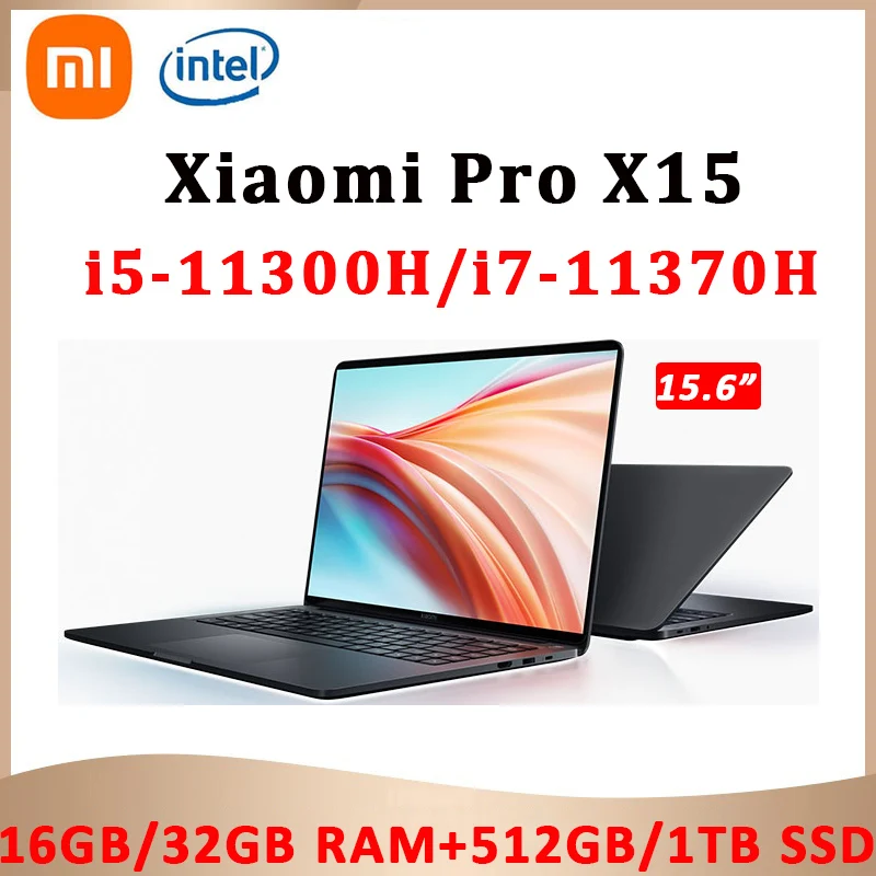 Xiaomi mi Laptop Pro X 15 2021 New 15.6inch Win10 intel i5-11300H/i7-11370H notebook 3.5K OLED Full Screen Ultraslim computer