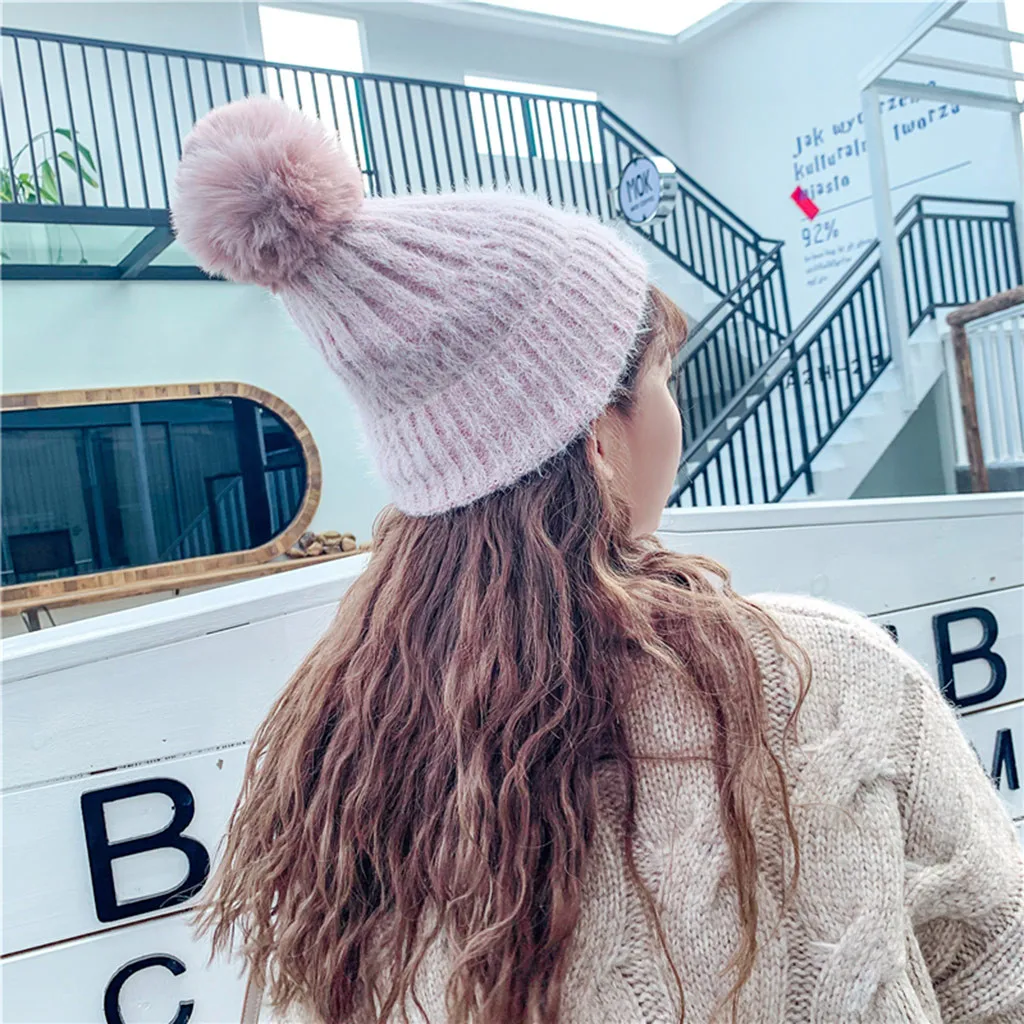 Зимние Головные уборы унисекс теплая шапка для мужчин и женщин с ушками