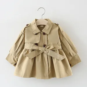 Imported Children's Clothing 2023 Girls' Coat Kids Jacket Children's Spring Autumn Korean Style Cute Long Tre