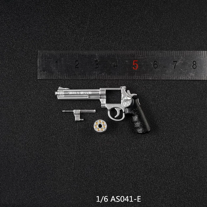 

1/6 AS041 Solider Figure Scene Accessories M&P Revolver Gun Weapon Model For 12"Soldier Action Figure