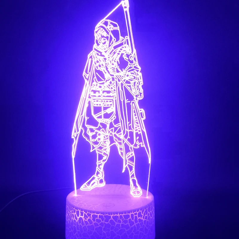 

Overwatch Hero Anna 3D Lamp Cute Gift for Game Fans Battery Operated Directly Supply for Indoor Decoration Led Night Light Lamp