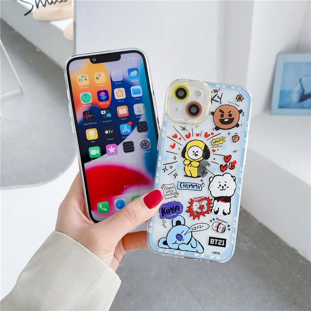 Прозрачный мягкий чехол с мультяшным изображением глаза ангела для iphone 15Pro XR XSMax 11